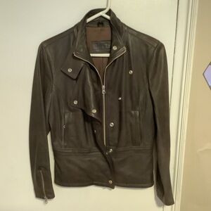 Vintage Leather Roots Jacket